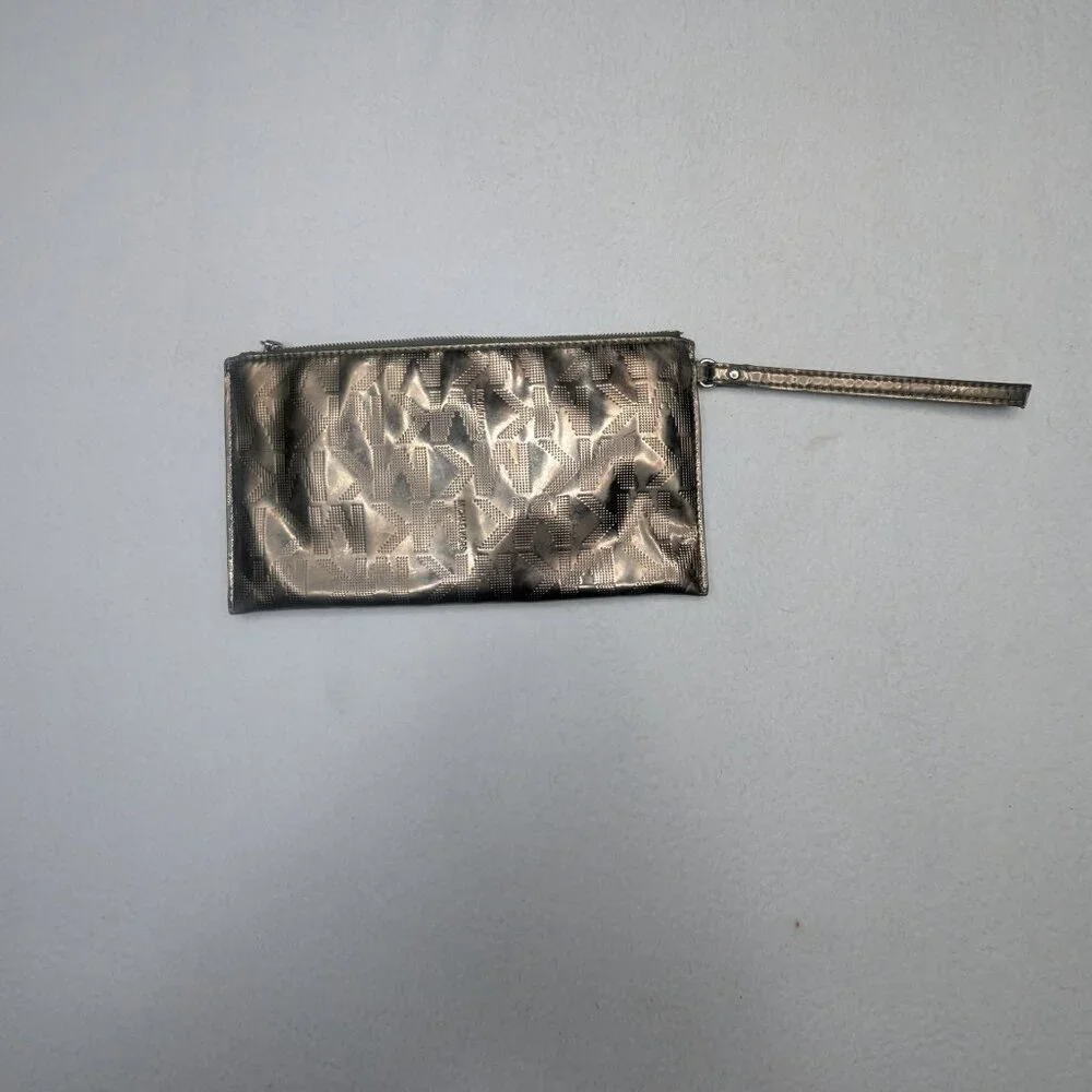 Silver/Grey Mirrored Michael Kors Small Bag/Wristlet